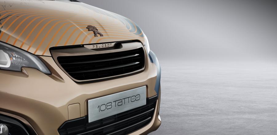  Peugeot 108 Tattoo Concept 2014 года  (фото 2 из 10)